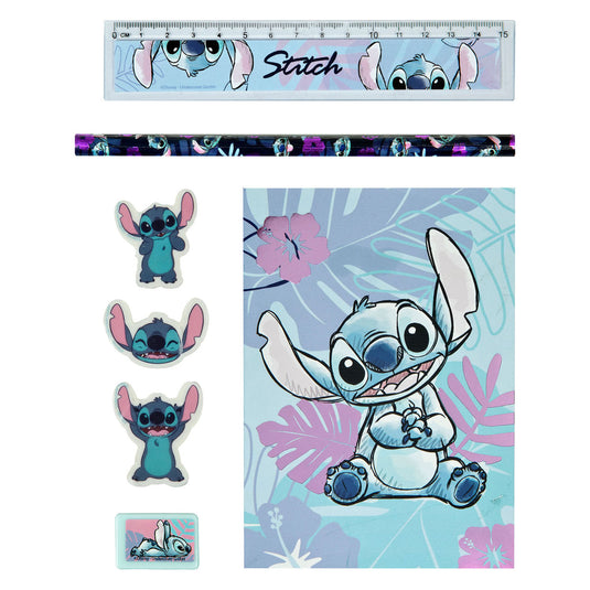 Merkloos sans marque notitie en schrijfset stitch