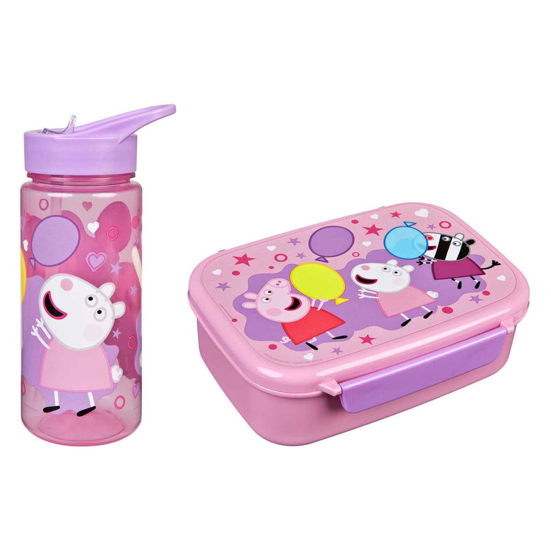 Load image into Gallery viewer, Undercover broodtrommel en drinkfles peppa pig
