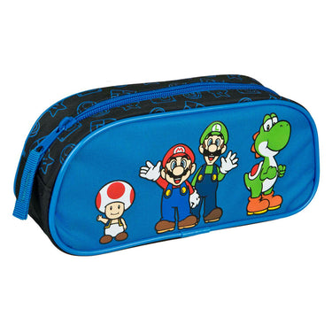 Undercover etui super mario blauw met rits