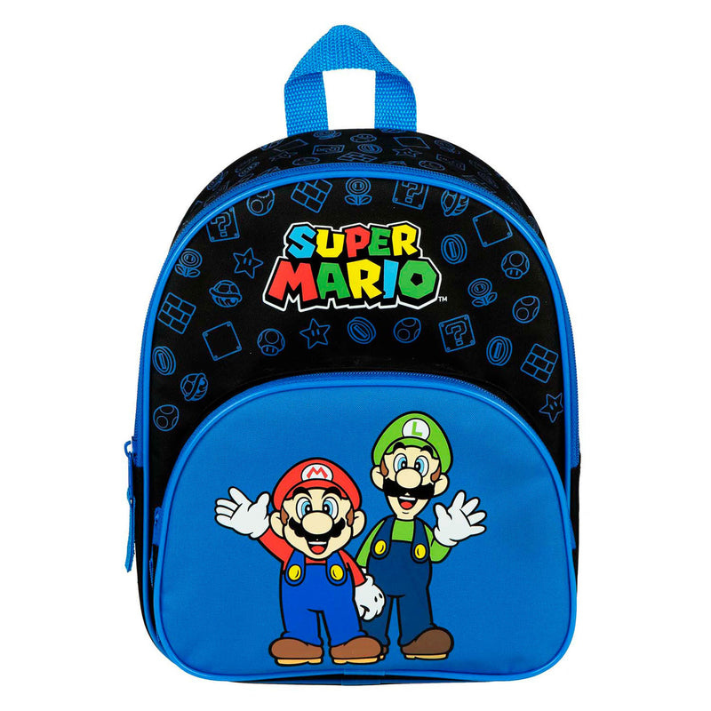 Load image into Gallery viewer, Undercover rugzak met voorvak super mario blauw
