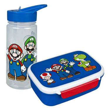 Undercover broodtrommel en drinkfles super mario