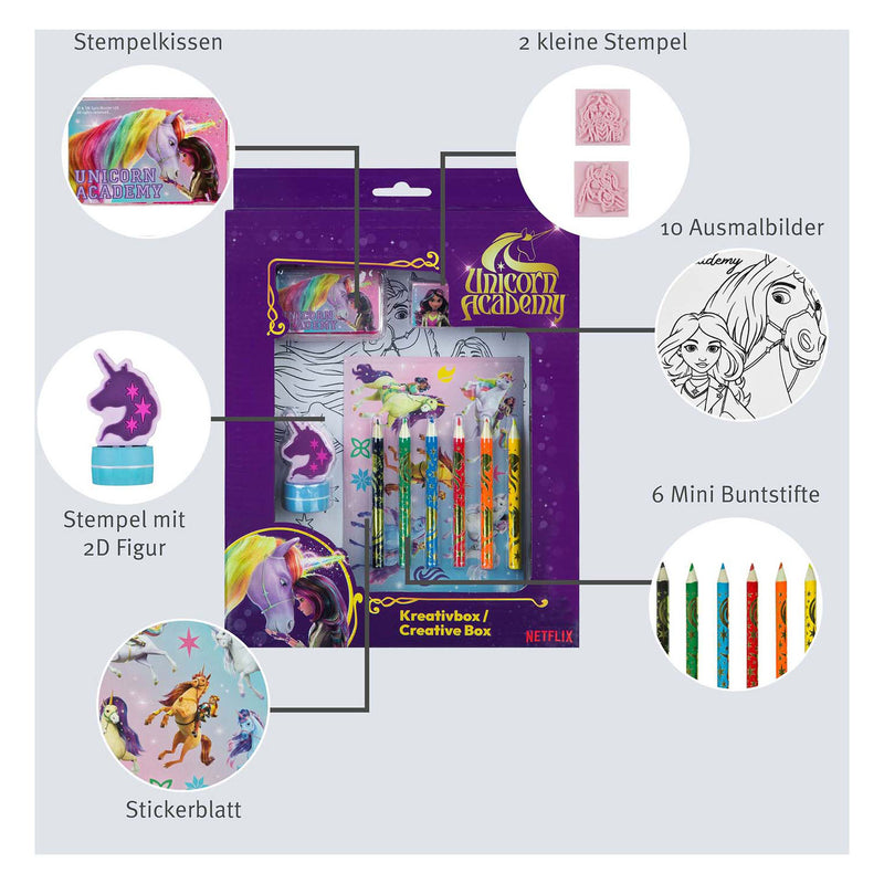 Load image into Gallery viewer, Undercover unicorn academy knutselbox, 21dlg
