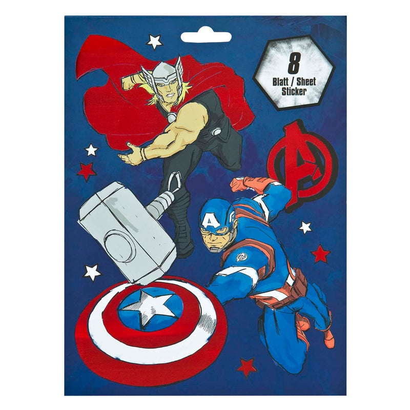 Load image into Gallery viewer, Undercover stickerboek avengers met 8 vellen
