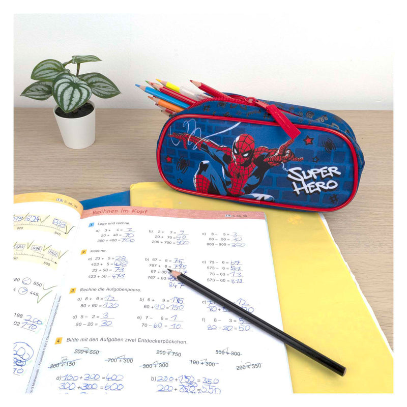 Load image into Gallery viewer, Spider-man etui voor kinderen - spiderman schoolspullen
