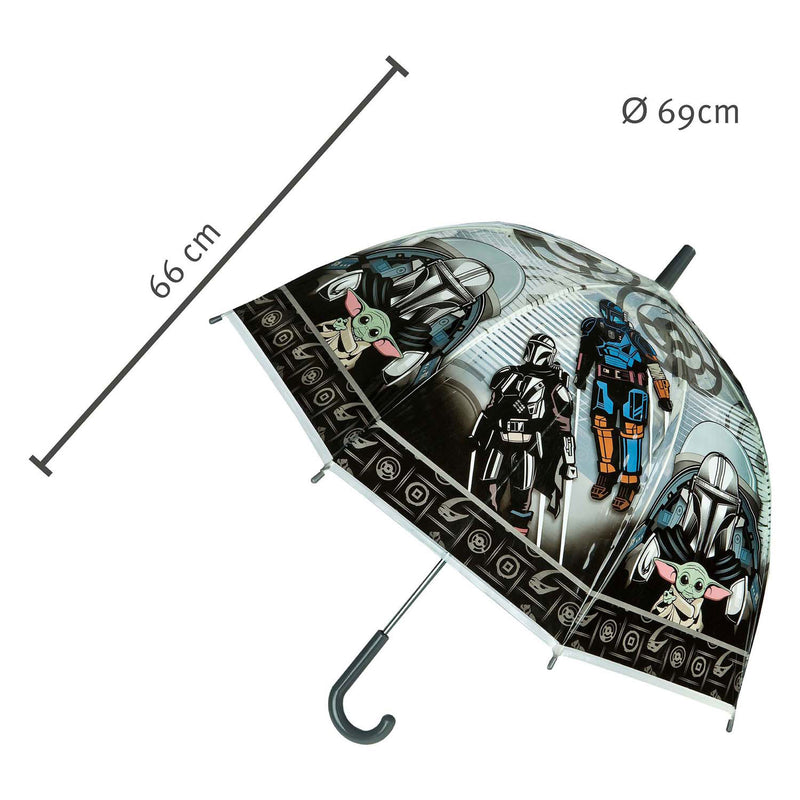 Load image into Gallery viewer, Undercover star wars paraplu voor kinderen - kleurrijke kinderparaplu.
