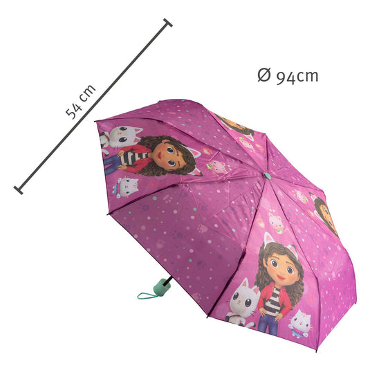 Undercover paraplu gabby's poppenhuis, 94cm