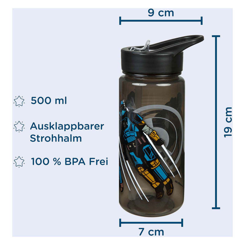 Load image into Gallery viewer, Undercover areo drinkfles star wars mandolorian, 500ml
