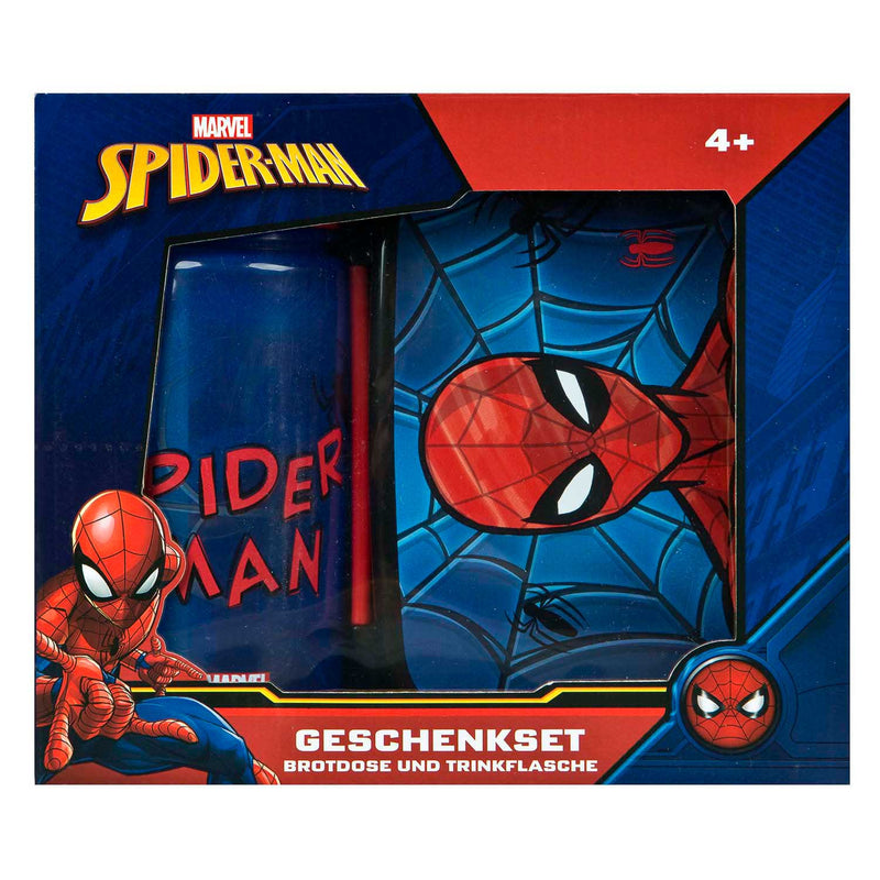 Load image into Gallery viewer, Undercover broodtrommel en drinkfles spiderman
