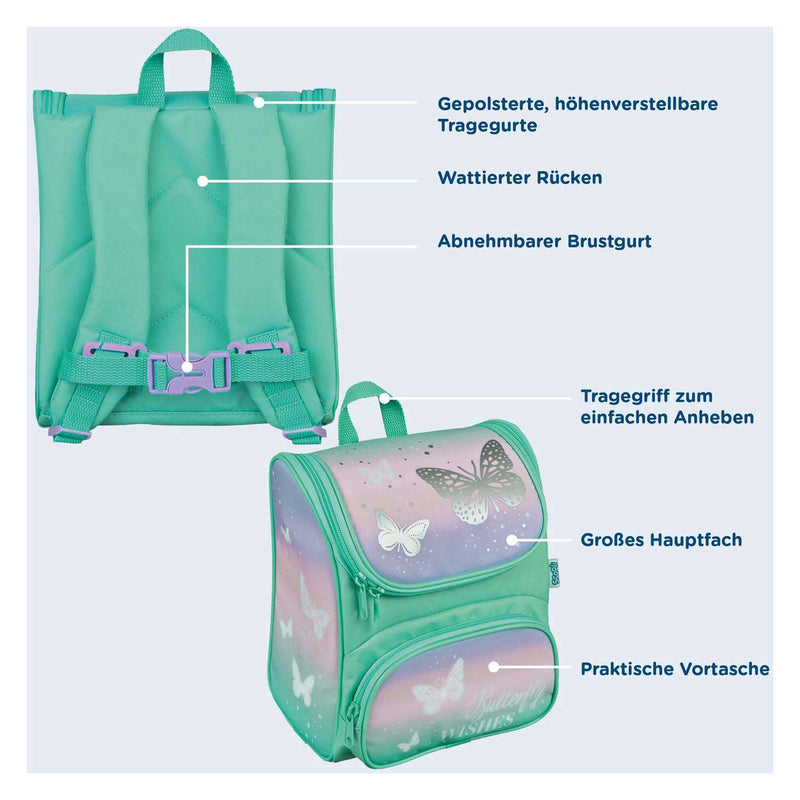 Load image into Gallery viewer, Undercover rugzak groen - butterfly wishes
