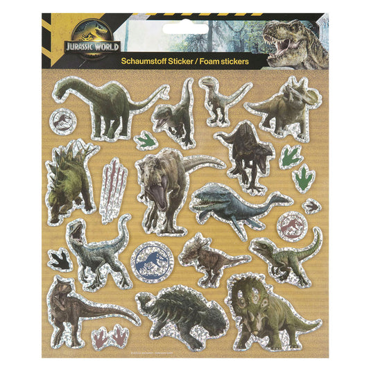 Undercover foam stickers jurassic world