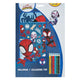 Undercover kleurblok spidey met kleurpotloden en stickers