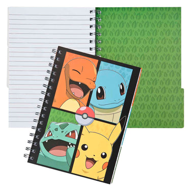 Undercover notitieboek met 3 tabbladen pokemon