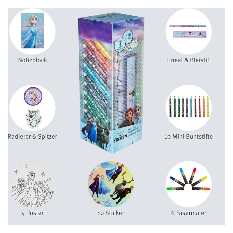 Load image into Gallery viewer, Undercover schrijfwaren toren frozen - 35dlg.

