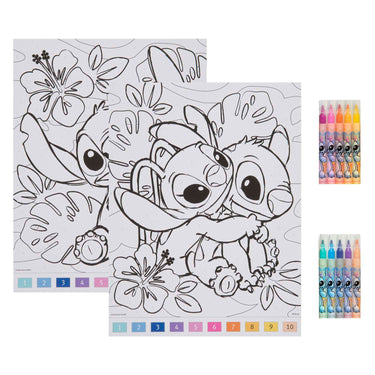 Undercover kleuren op nummer set stitch
