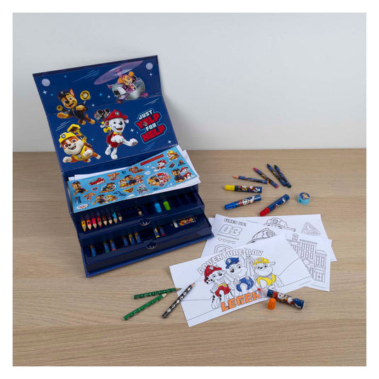 Paw patrol kleurkoffer - 44dlg.