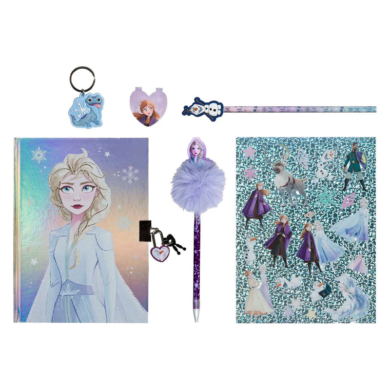 Load image into Gallery viewer, Undercover glitter dagboek set frozen - 6dlg.

