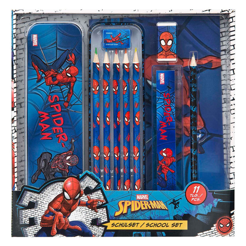 Load image into Gallery viewer, Undercover schrijfwaren set spiderman - 11dlg.
