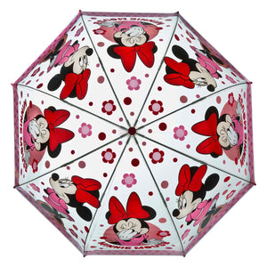 Minnie mouse transparante paraplu