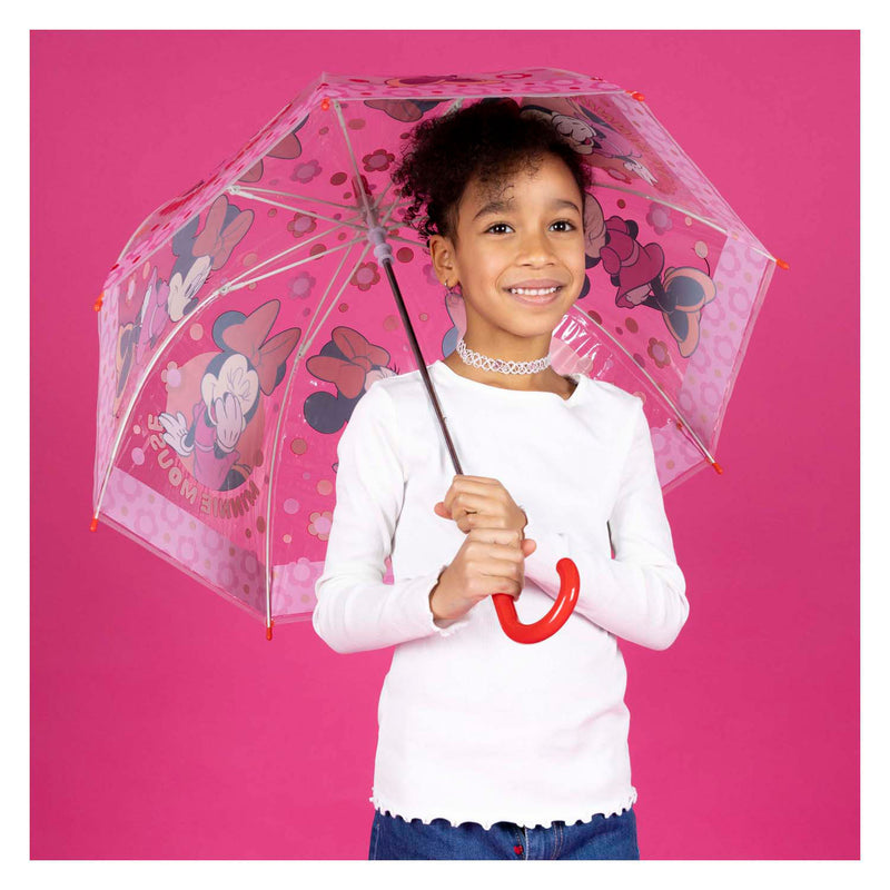 Load image into Gallery viewer, Undercover transparante paraplu minnie mouse
