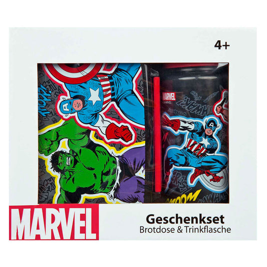 Undercover broodtrommel en drinkbeker set marvel avengers lunchset.