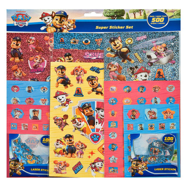 Undercover super stickerset paw patrol - 500st.