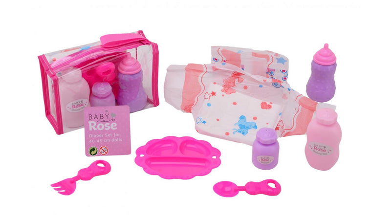 Load image into Gallery viewer, Johntoy baby rose verzorgset in tas
