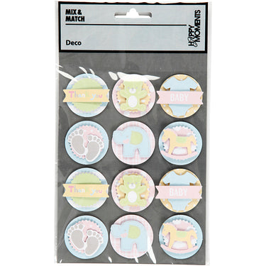Http: www.cchobby.nl 3d-baby-stickers-baby-d-35-mm-dikte-5-mm-1-vel