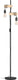 Eglo townshend vloerlamp - e27 - 2 lichts - zwart bruin - fsc hout