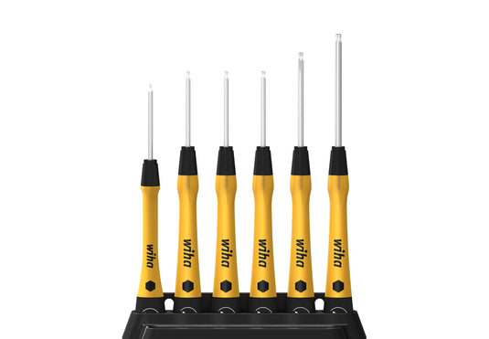 Wiha set precisieschroevendraaiers | 6 delig | torx® | esd | 1 stuk - 43708 43708