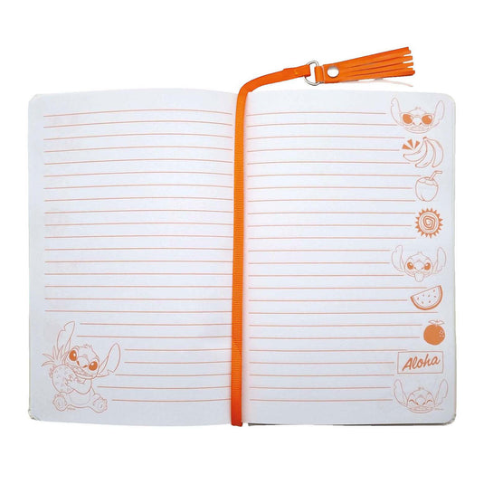 Stitch notitieboek glitter