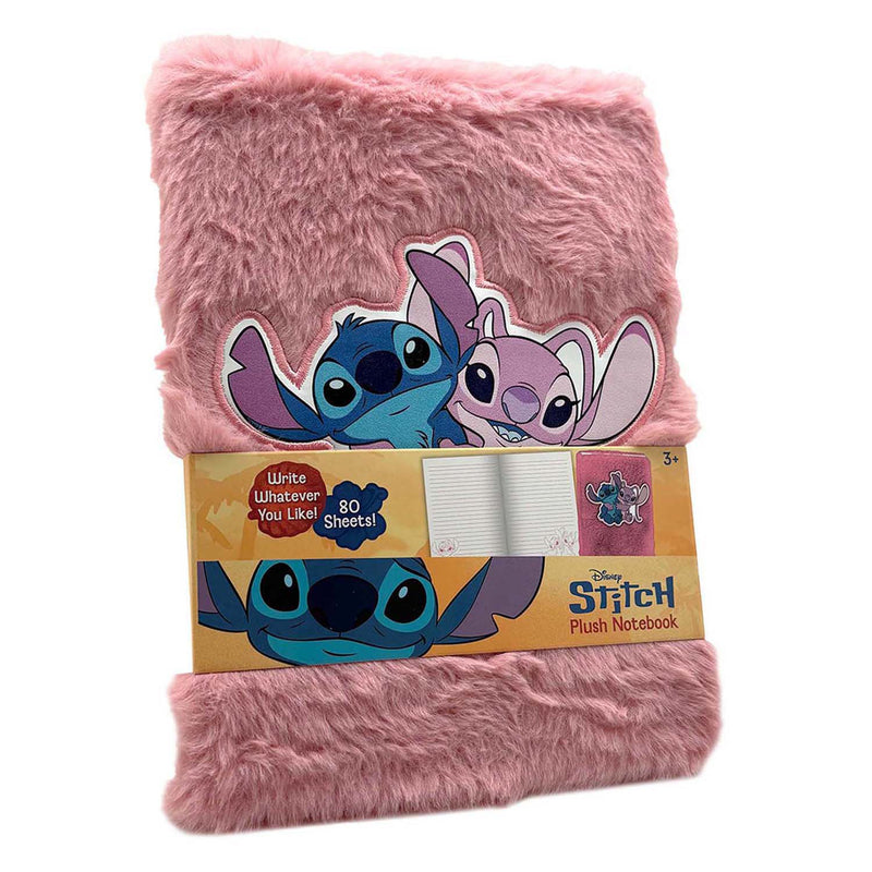Load image into Gallery viewer, Merkloos sans marque stitch pluche notitieboek stitch angel
