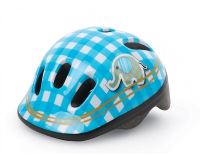 Load image into Gallery viewer, Polisport PolispGoudt kinderhelm Elephant. maat: XXS (44 48 cm), kleur: wit Blauww
