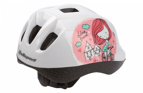 helmet princess white size 46/53 cm