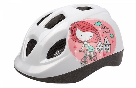 helmet princess white size 46/53 cm