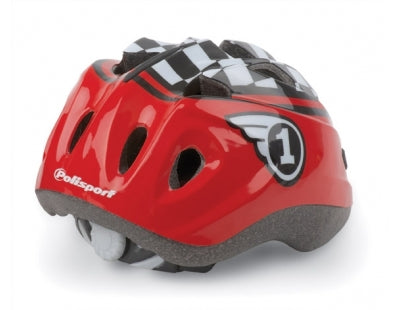 bicycle helmet race xs junior size 46/53 cm red/black