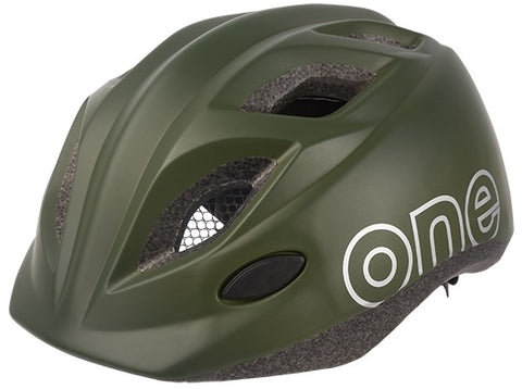 kids helmet s 52-56cm bobike one plus olive green mat