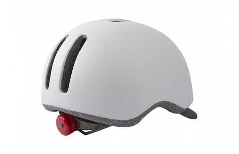 polissport helmet commuter matt white/grey m 54-58cm