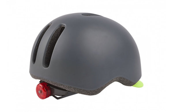 polisport helmet commuter matt grey/fluo yellow m 54-58cm