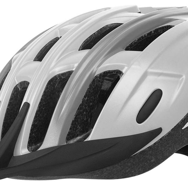 polisport ride in bicycle helmet m 54-58cm white/grey