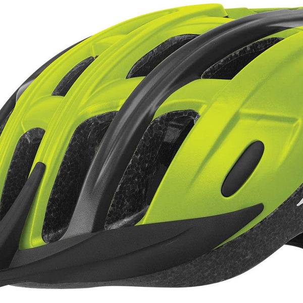 polisport ride in bicycle helmet l 58-62cm fluor yellow/black