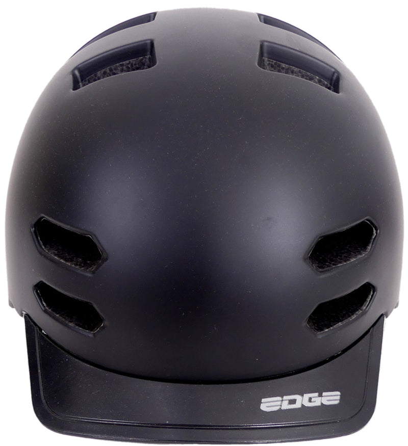 Load image into Gallery viewer, Edge fietshelm urban e-bike pedelec medium (54-58cm) - zwart - nta 8776 keurmerk (bromfiets speed pedelec)
