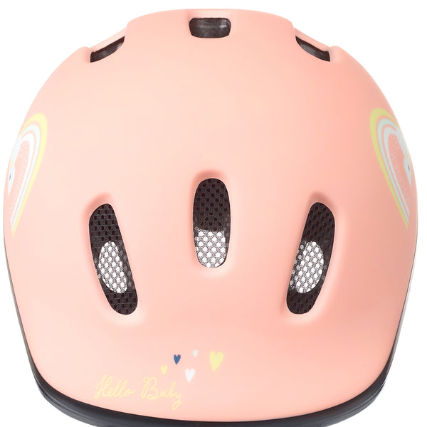 Polisport baby helm happy rainbow xxs 44-48 cm roze