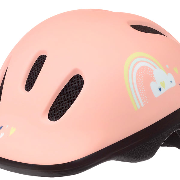 Polisport baby helm happy rainbow xxs 44-48 cm roze