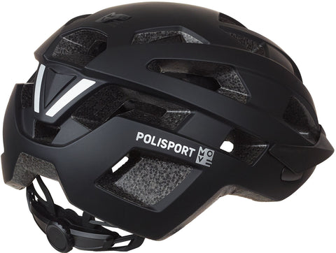 Polisport city move fietshelm l 58-61cm zwart