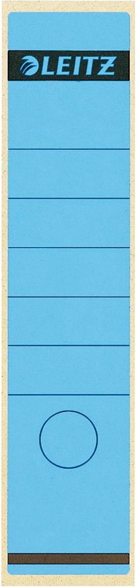 Leitz rugetiketten formaat 61 x 285 cm blauw