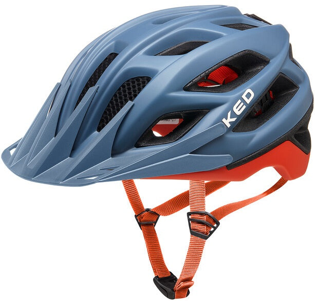 Load image into Gallery viewer, Ked Fietshelm Companion M (52-58cm) Blauw Grijs Goudange matt

