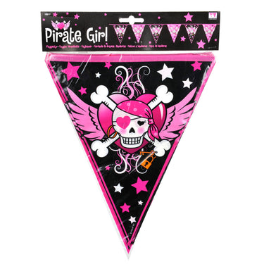Folat bv pirate girl vlaggenlijn, 6mtr.