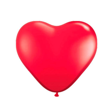 Folat bv hart ballonnen - rood, 8st.