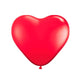 Folat bv hart ballonnen - rood, 8st.