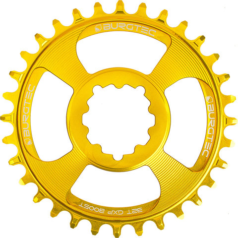 Load image into Gallery viewer, Burgtec 3 mm offset thick thin chainring for sram 3-bolt

